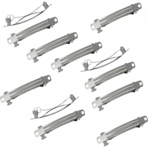 100 Adet 5 Cm Gümüş Renk Metal Otomatik Toka