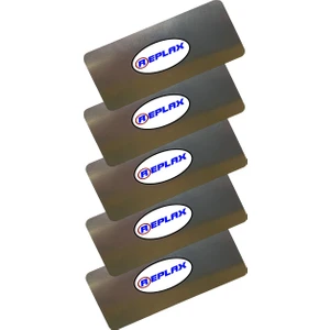 Rötuş Çeliği 4CMX9CM. Paslanmaz 5 Adet