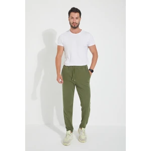 Erkek 3 Iplik  Cepli  Beli ve Paçası  Lastikli Düz  Eşofman Altı