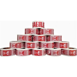 Deniz Bant Dikkat Kırılır Fragile Baskılı Koli Bandı 45MM x 100 Metre 3 Adet