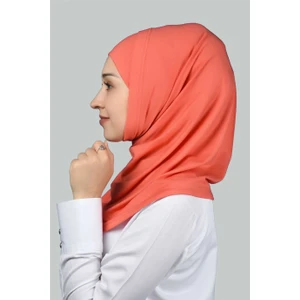 İkili Set Pratik Eşarp Hazır Türban Ve Hijab Tesettür Bonesi - Elma Yeşili
