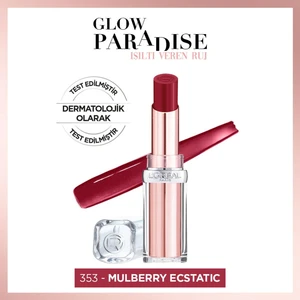 Glow Paradise Balm-in-lipstick - Işıltı Veren Bordo Tonlu Ruj 353 Mulberry Ecstatic