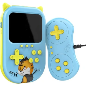 Lisa Butik 3.5 Inç Ekran 500 In Oyun 2'ci Oyuncu Kolu Taşınabilir Retro Nostaljik Video Oyun Konsolu