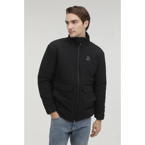 2W M-Alger Coat 2Pr Siyah Erkek Kısa Kaban