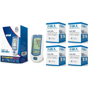 Şeker Cihazı ve Ölçüm Çubuğu Strip 4 Kutu 200 Adet