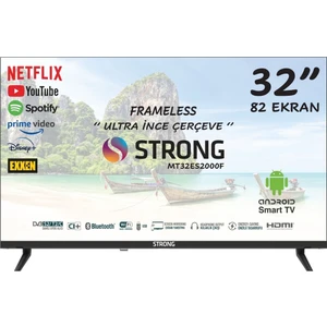 MT32ES2000F 32" 82 Ekran Uydu Alıcılı HD Android Smart LED TV (Çerçevesiz)
