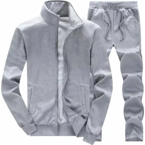 Amor Man Dik Yaka Tam Fermuarlı 2 Iplik Şardonsuz Slim Fit Erkek Eşofman Takımı