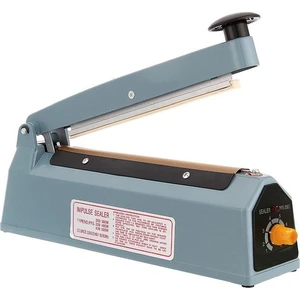 FS-200 Metal Gövdeli Kullanımı Kolay Poşet Ağzı Kapama Yapıştırma Makinası (20CM) Impulse