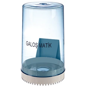 Galoş Matik (Galoş Dispenseri) Şeffaf-Mavi