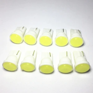 Zrh 10 Adet T10 Seramik LED Ampul Oto Iç Aydınlatma LED Beyaz Işık 5W5 Dipsiz