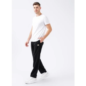 Normal Siyah Erkek Eşofman Altı Z1PT15 Fleece Pant