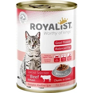 Biftekli Yetişkin Kedi Konserve 400 gr x 12