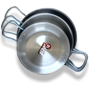 Çapar Group  Süper 3'lü Metal Kulp Omlet Tava Seti