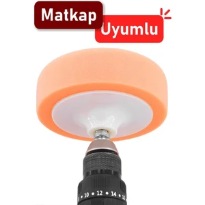 Bondit Turuncu Oto Pasta Cila Parlatma Polisaj Süngeri 150MM + Matkap Aparatı