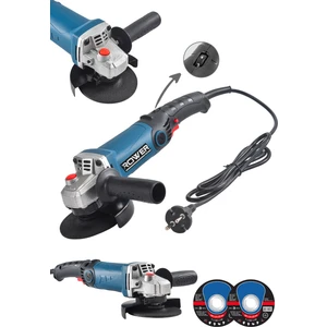 RWRX-3803 3500 W Devir Ayarlı Spiral Taşlama Makinası Avuç Içi Taşlama 125 mm 2 Adet Diskli