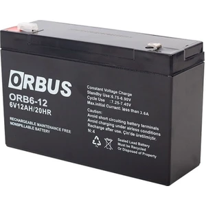 Akü 6 Volt 12 Amper Orbus Orb6-12 ( 150 x 50 x 94 mm )