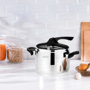 Silver Trend Paslanmaz Çelik 6 Litre Düdüklü Tencere
