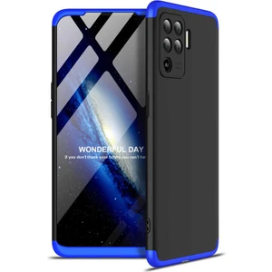 Oppo Reno 5 Lite ile Uyumlu Kılıf 3 Parçalı Tam Koruma Dayanıklı Soft Ince Kılıf