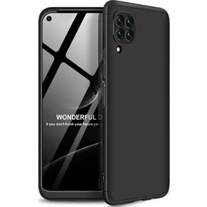 Huawei P40 Lite ile Uyumlu Kılıf 3 Parçalı Tam Koruma Dayanıklı Soft Ince Kılıf