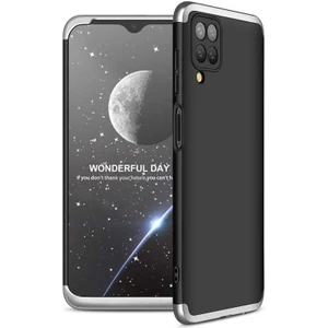 Samsung Galaxy A12 ile Uyumlu Kılıf 3 Parçalı Tam Koruma Dayanıklı Soft Ince Kılıf