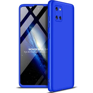 Samsung Galaxy A81 (Note 10 Lite) ile Uyumlu Kılıf 3 Parçalı Tam Koruma Dayanıklı Soft Ince Kılıf