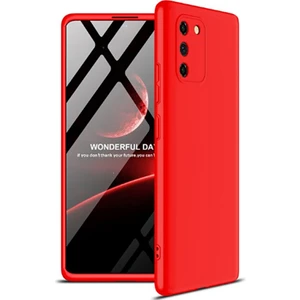 Samsung Galaxy A91 (S10 Lite) ile Uyumlu Kılıf 3 Parçalı Tam Koruma Dayanıklı Soft Ince Kılıf