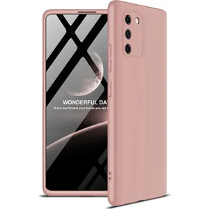 Samsung Galaxy A91 (S10 Lite) ile Uyumlu Kılıf 3 Parçalı Tam Koruma Dayanıklı Soft Ince Kılıf