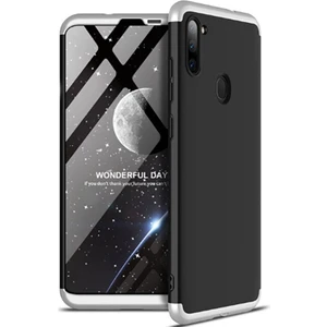 Samsung Galaxy A11 ile Uyumlu Kılıf 3 Parçalı Tam Koruma Dayanıklı Soft Ince Kılıf