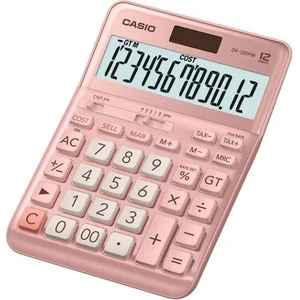 DF-120FM-PK Pembe 12 Hane Masa Üstü Hesap Makinesi
