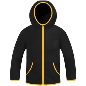 Erkek ve Kız Çocuk Polar Kapüşonlu Fermuarlı Sweatshirt