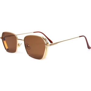 Angel Eyes Dikdörtgen Kahverengi Unisex Güneş Gözlüğü YW-8056J
