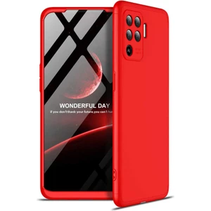 Oppo Reno 5 Lite ile Uyumlu Kılıf 3 Parçalı Tam Koruma Dayanıklı Soft Ince Kılıf