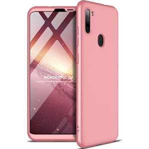 Samsung Galaxy A11 ile Uyumlu Kılıf 3 Parçalı Tam Koruma Dayanıklı Soft Ince Kılıf