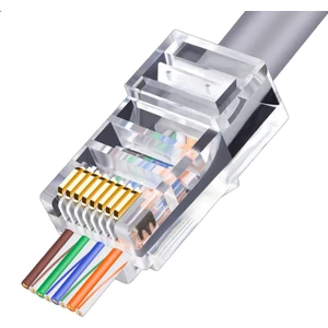 BK Teknoloji Ez RJ45 Cat6 Yeni Nesil Delikli Jack Konnektör 100 Adet