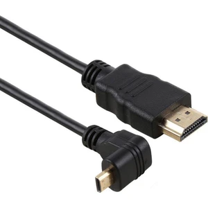 BK Teknoloji Micro HDMI To HDMI Dönüştürücü Görüntü Kablosu 90 Derece Açılı 1.8 Metre