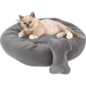 Kedi Yatağı Evcil Hayvan Kedi Minderi 50 cm Evcil Hayvan Simit Yatak Minder