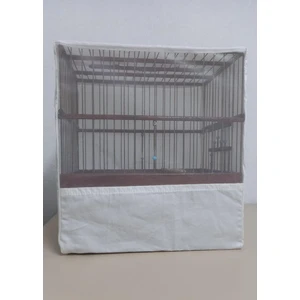 Ahşap Kafes Örtüsü Komple Kapalı 28 x 30 x 17 cm Fermuarlı