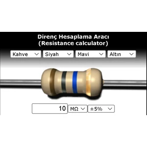 OEM 10 Mr (Miliohm) Direnç 1/2 Wat