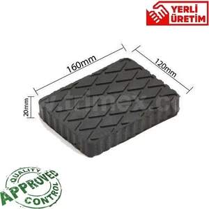 Kauçuk Lift Takozu 160X120 Yükseklik 20MM