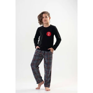 Erkek Çocuk Siyah Pijama Takımı 201051-0217