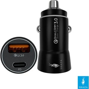 Pd 20W Type-C + USB 18W Çıkışlı Hızlı Araç Şarj Cihazı Çakmak Şarj