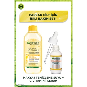 Parlak Cilt Için Makyaj Temizleme Suyu + C Vitamini Serum Seti