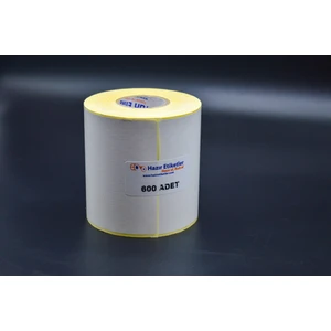 Hazır Etiketler 100MM x 80MM Lamine Termal Etiket