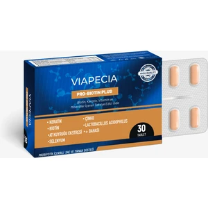 Pro-Biotin Plus Biotin Keratin Vitamin ve Mineraller Içeren Takviye Edici Gıda 30 Tablet