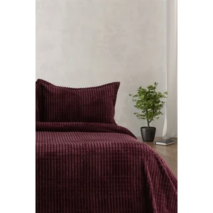 Merinos Modern Line 3 Parça Battaniye Seti - Mor
