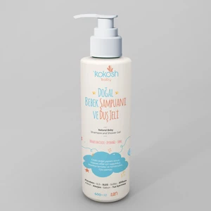 Doğal Bebek Şampuanı ve Duş Jeli 400 ml / Hindistan Cevizi & Zeytinyağı & Sirke
