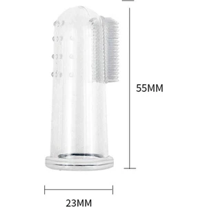 Silikon Kedi Ve Köpek Diş Fırçası Evcil Hayvan Yumuşak Diş Bakım Fırçası