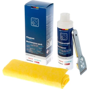 Cam Seramik Ocaklar İçin Temizlik Sıvısı 250 ml + Kazıyıcı + Bez