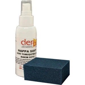 Nappa / Soft Döşemelik Deri Bakım ve Yumuşatma Sütü Sprey + Sünger