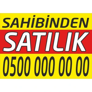 3e Reklam Sahibinden Satılık Branda Afiş 50 x 70 cm